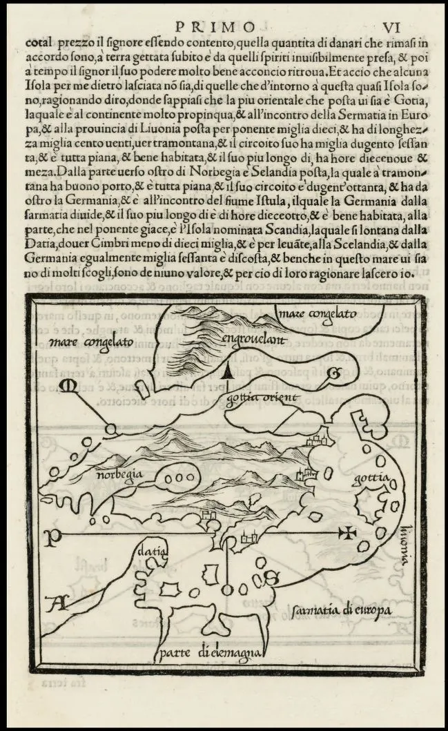 Coast of North America and Mythical Islands in the Atlantic) and (Scandinavia, Baltic, etc)節錄