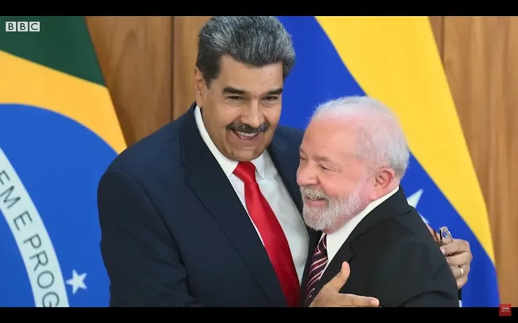 委內瑞拉總統馬杜羅和巴西總統魯拉