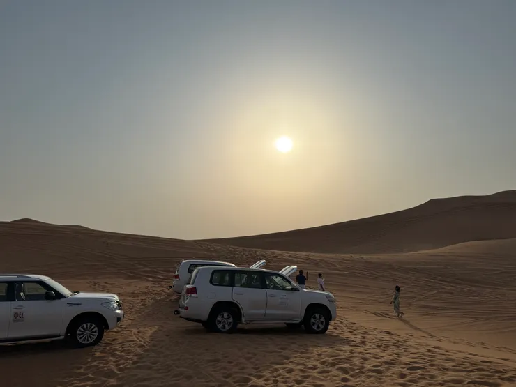 沙漠上的車車們