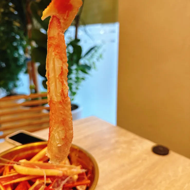 完美脫殼的蟹肉