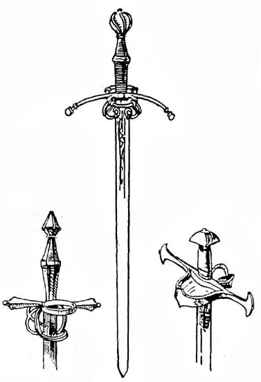德語：Reitschwert，黑騎兵的配劍。