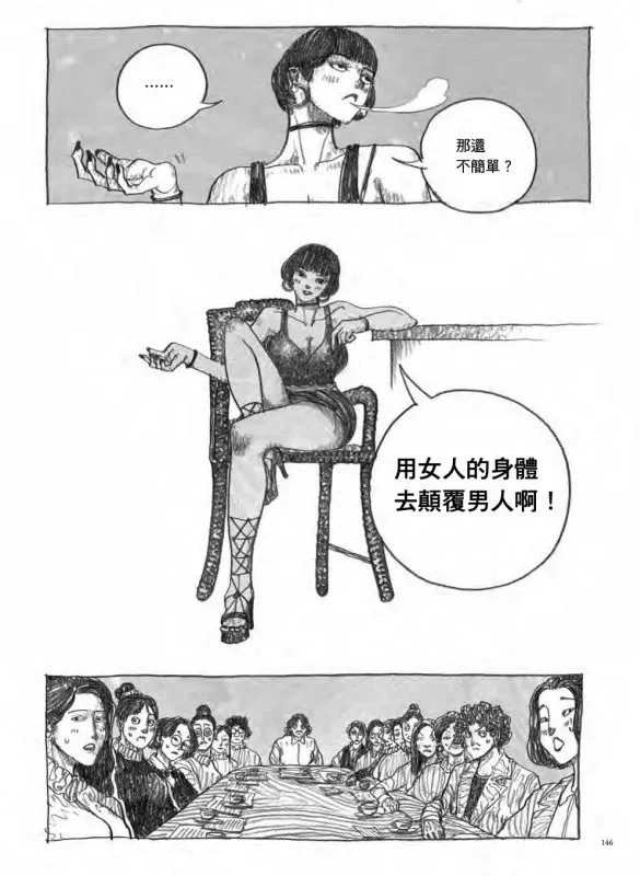 「用女人的身體顛覆男人啊!」柳廣成的漫畫詮釋