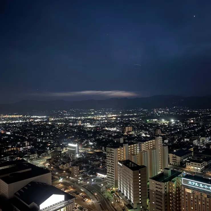 當時觀景台外的風景