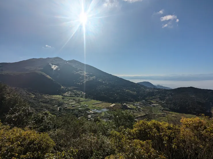 閃著光芒的七星山/2023