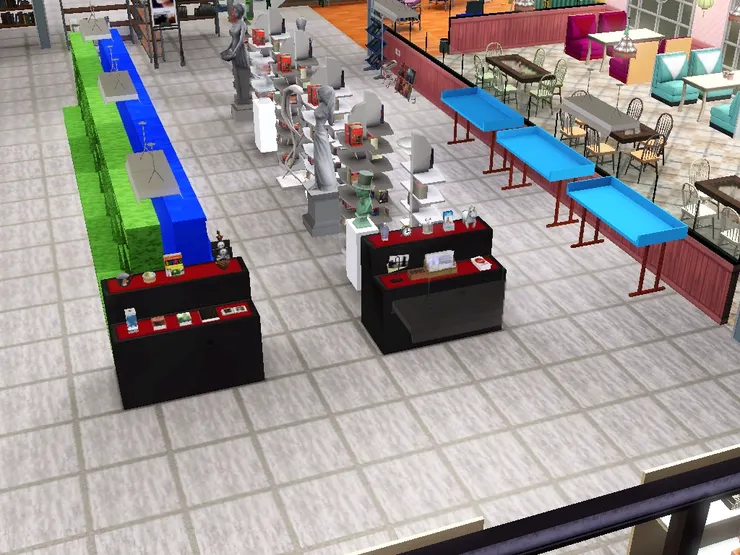 這區域比較熱鬧和輕鬆。