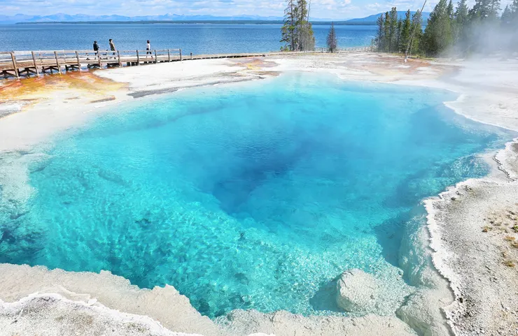 West Thumb Geyser Basin／西姆指間歇泉盆地