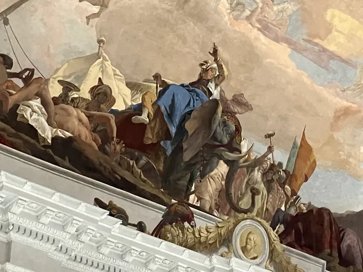 象徵亞洲的濕壁畫