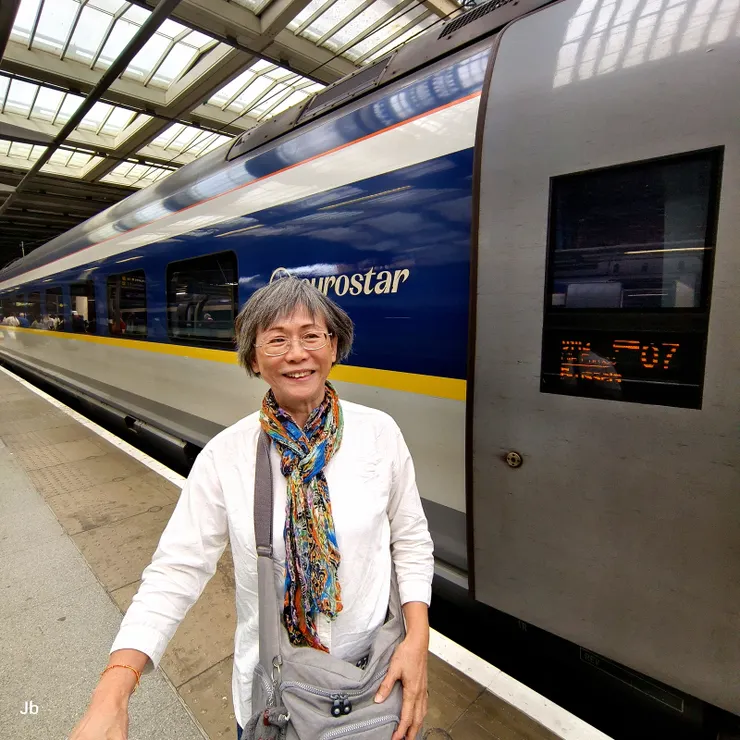 【這就是我們要搭的eurostar班車】