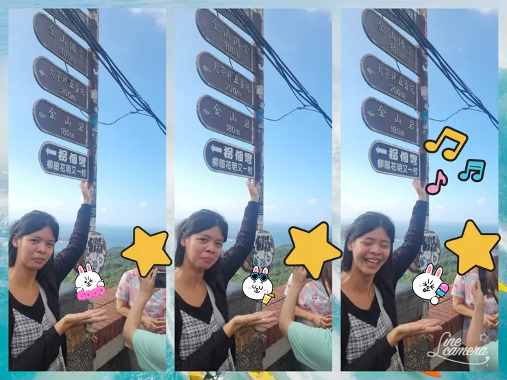 圖8：自嗨的嚮導XDDD 表情逐漸母湯，這是在我沒準備好時所補捉到的，蠢且最自然~