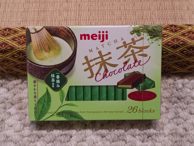 明治 抹茶巧克力