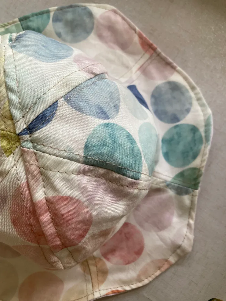 使用水彩視覺感的彩色點點圖案覺得好可愛！