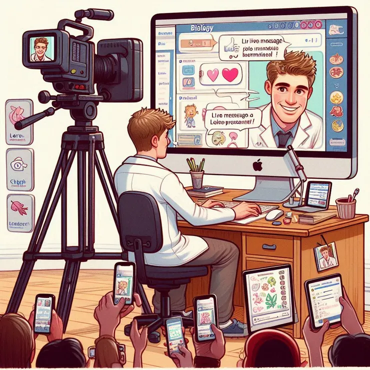 觀眾手機拍攝的畫面不知是拍哪裡？！ (小昕咒語Bing繪圖)