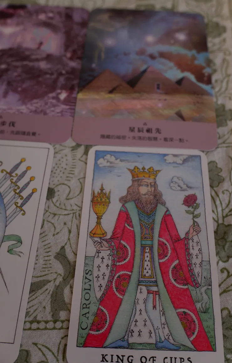 以聖杯國王的身分，滋養那塊土地吧！這樣一來，有一天，你的真愛就會來到你的面前。