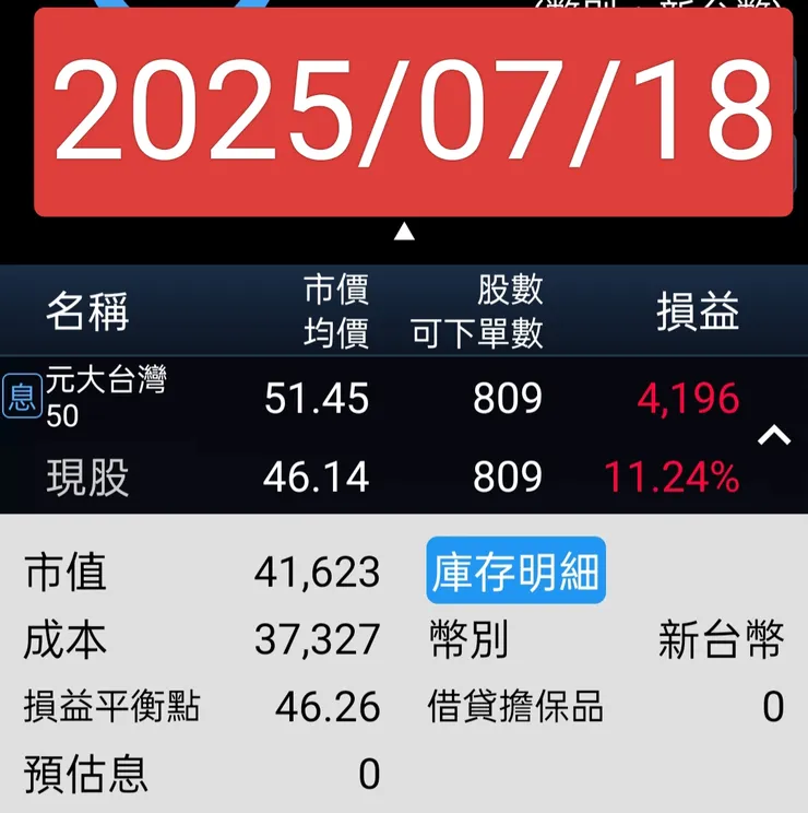 2025/07/18帳單
