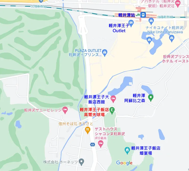 球場與飯店位置