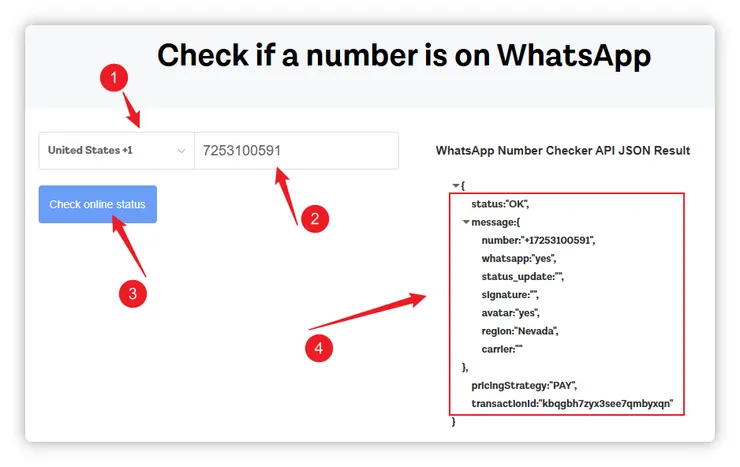 WhatsApp Number Checker