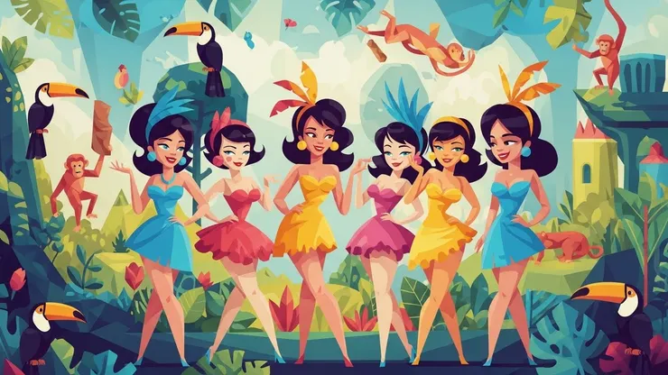 繽紛且俏皮的假期