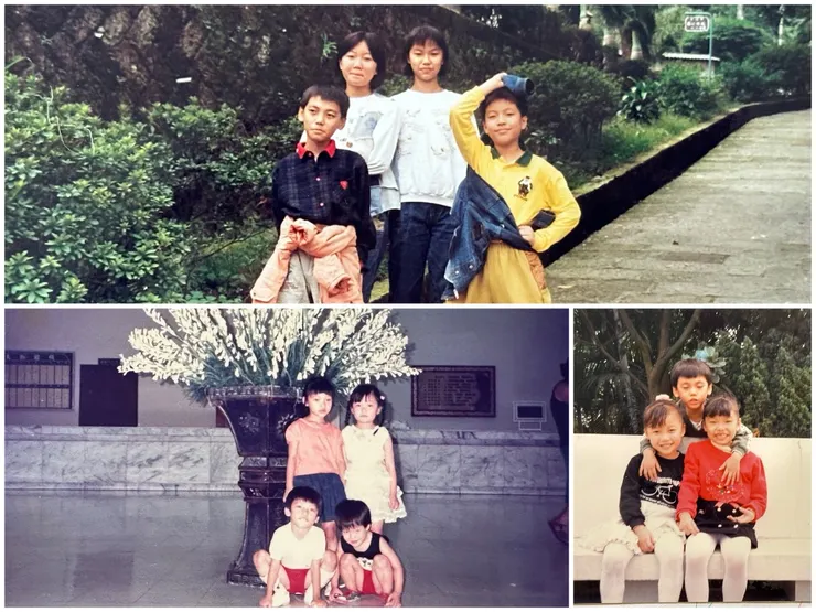 我們和小阿姨家的表姐和表弟,感情最好