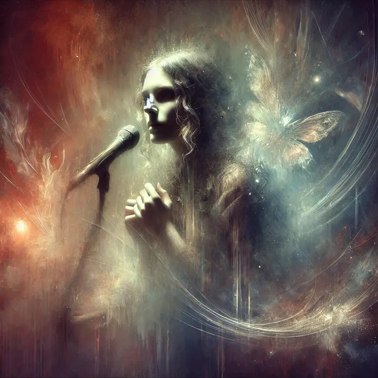 The sound triggers vivid, dream-like visuals in their minds, fragments of loved ones, childhood laughter, or long-lost faces blurred by time.