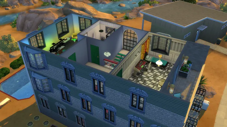 三樓也一樣大。