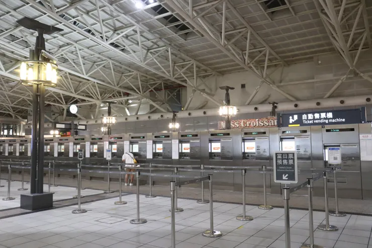 完全不用排隊的自動售票機