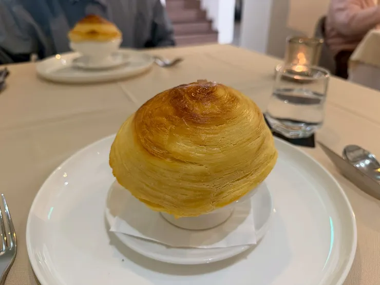 湯品——酥皮鮑魚玉米濃湯