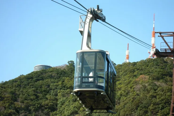 搭纜車來到稻佐山看夜景(照片來源：官網)