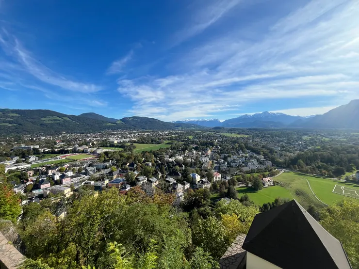 薩爾斯堡往外看的風景