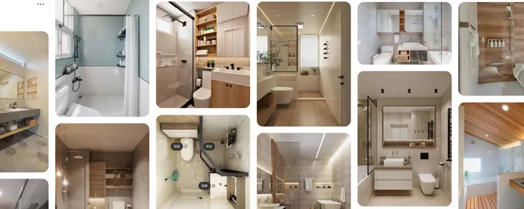 在Pinterest上看到超美的浴室