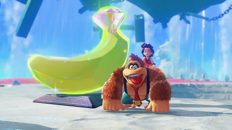 眼裡閃爍著蕉鑽石的光芒，這是大金剛最單純的渴望