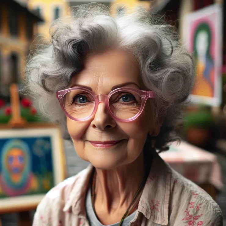 As she approached, the crowd gathered at the town square erupted in cheers, holding up their paintings and drawings, each inspired by Jane’s work.