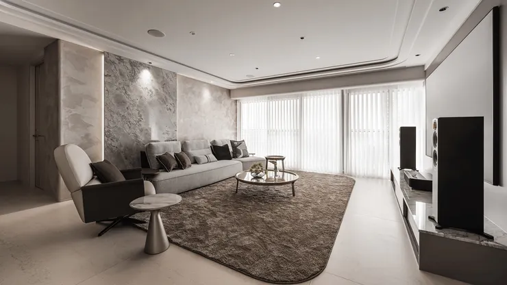 ▲特殊漆室內設計案例<定潮11F>