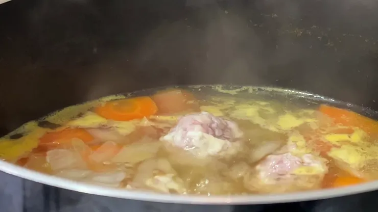 義大利肉丸子蔬菜湯