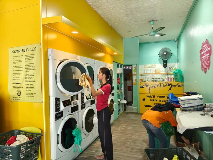 這家Sunrise Laundry很讚！Alice Li 提供