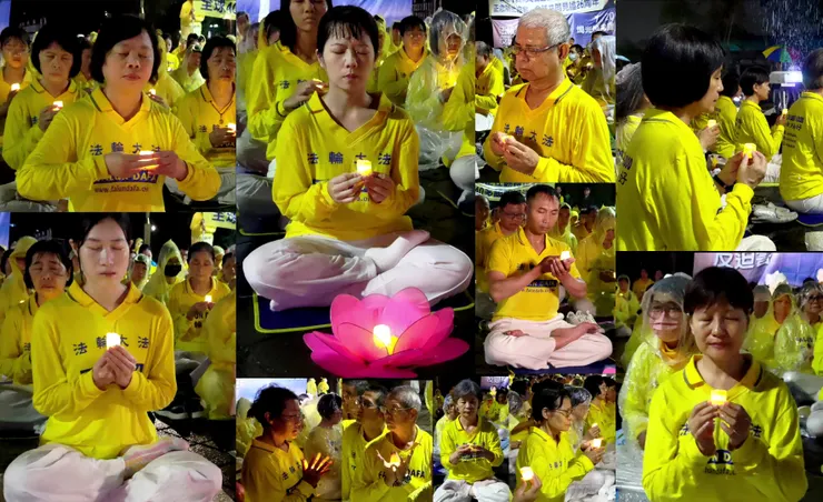 大雨一下，或許帶來驚訝，但漸漸的許多人靜了下來，流露出來的神情，像是世上的甘露。