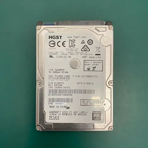 HGST HTS721010A9E630 資料救援推薦