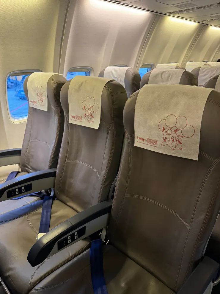 T-way的寶可夢合作班機