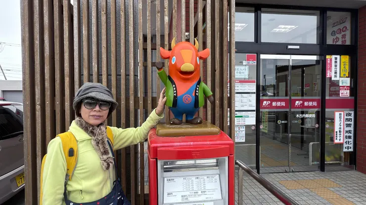 木古內町的官方吉祥物是「Ki-ko」，代表木內古的特產「函館和牛」。