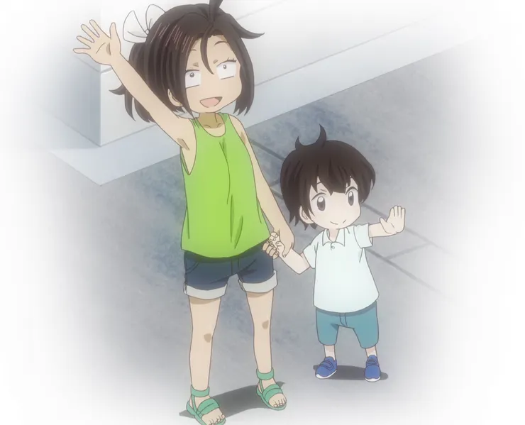 葉櫻光和年幼時的高橋隆