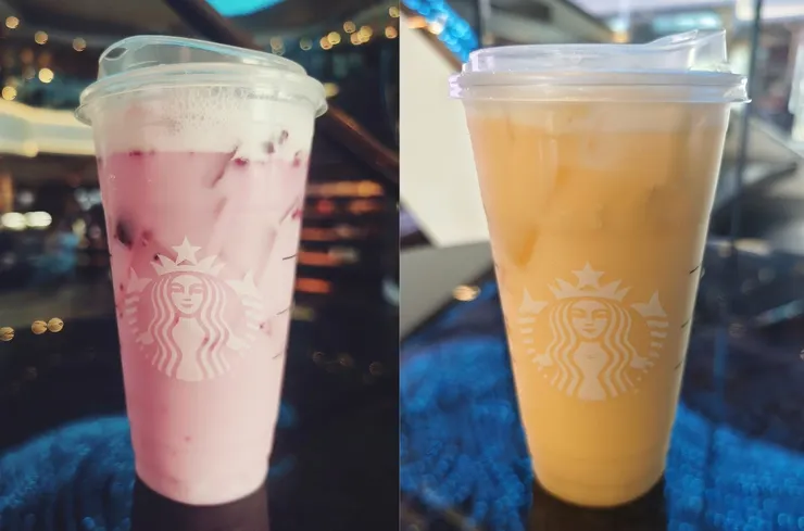 火龍果和鳳梨口味的星沁爽，另外還有草莓口味