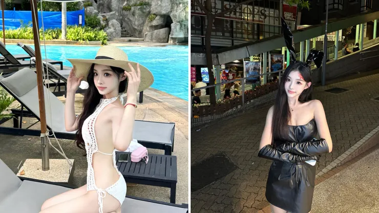 「小野智熏」曾在蘭桂坊過萬聖節（右）｜小野智熏小紅書圖片