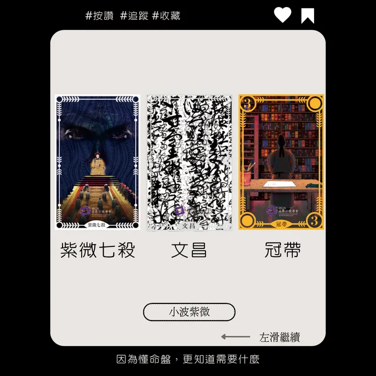 紫微七殺(正)、文昌(正)、冠帶(正)