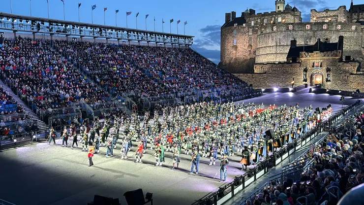 軍樂節現場表演