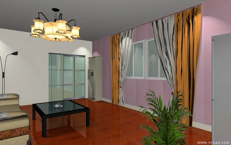 這是設計1：客廳，沒電視機，真失望。