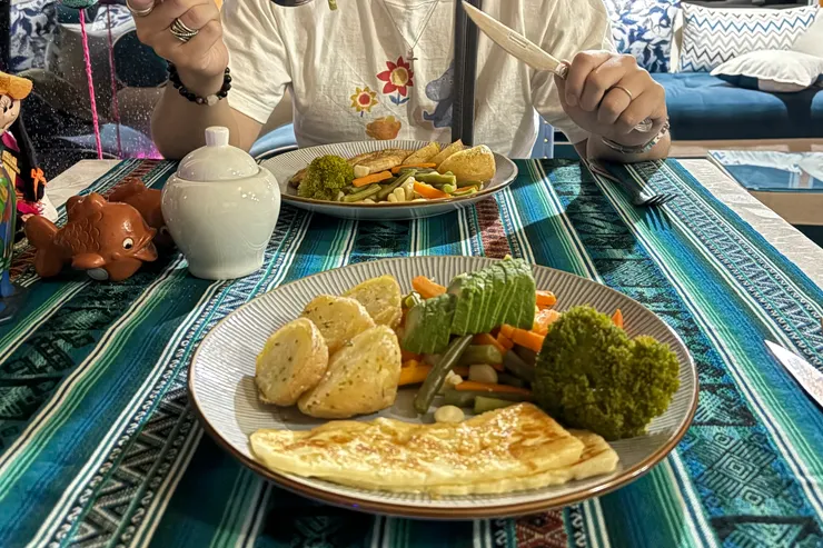 老闆夫妻煮的晚餐