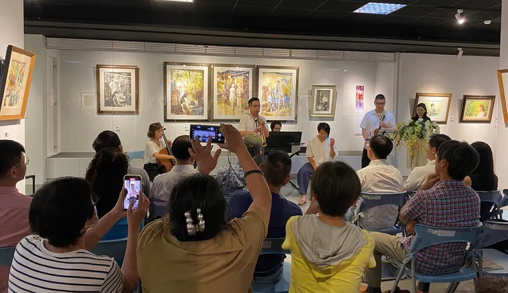 開幕會上的音樂表演 ([陳傳義]拍攝)