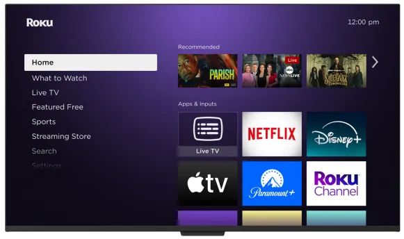 Roku 界面 |Source:ROKU 1Q24 Deck