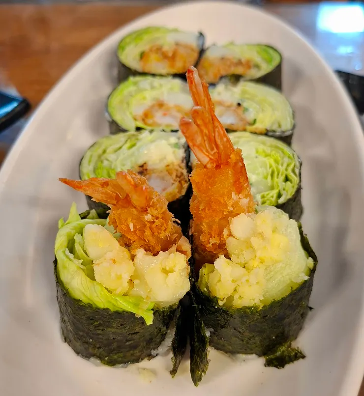 握壽司的蝦子也好吃