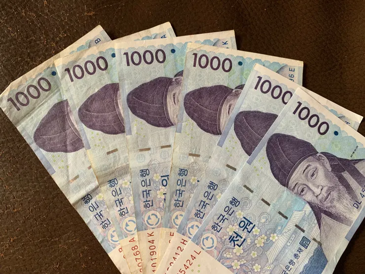 剩6000韓元,沒現金依舊四處趴趴走,顆顆~