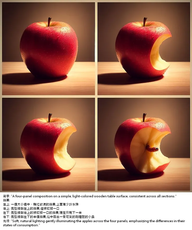 AI繪圖練習-蘋果